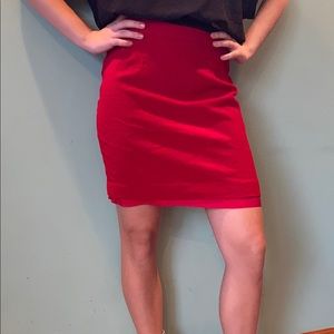 🌸4 for $20 Liz Claiborne red wool mini skirt